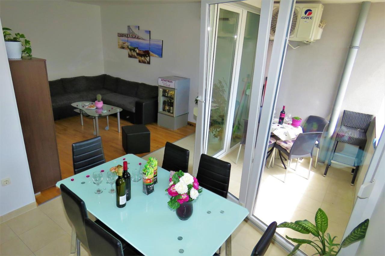 Apartment West Макарска Экстерьер фото